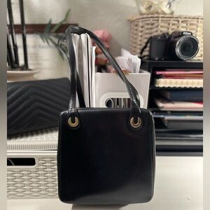 Coblentz black vintage leather bag